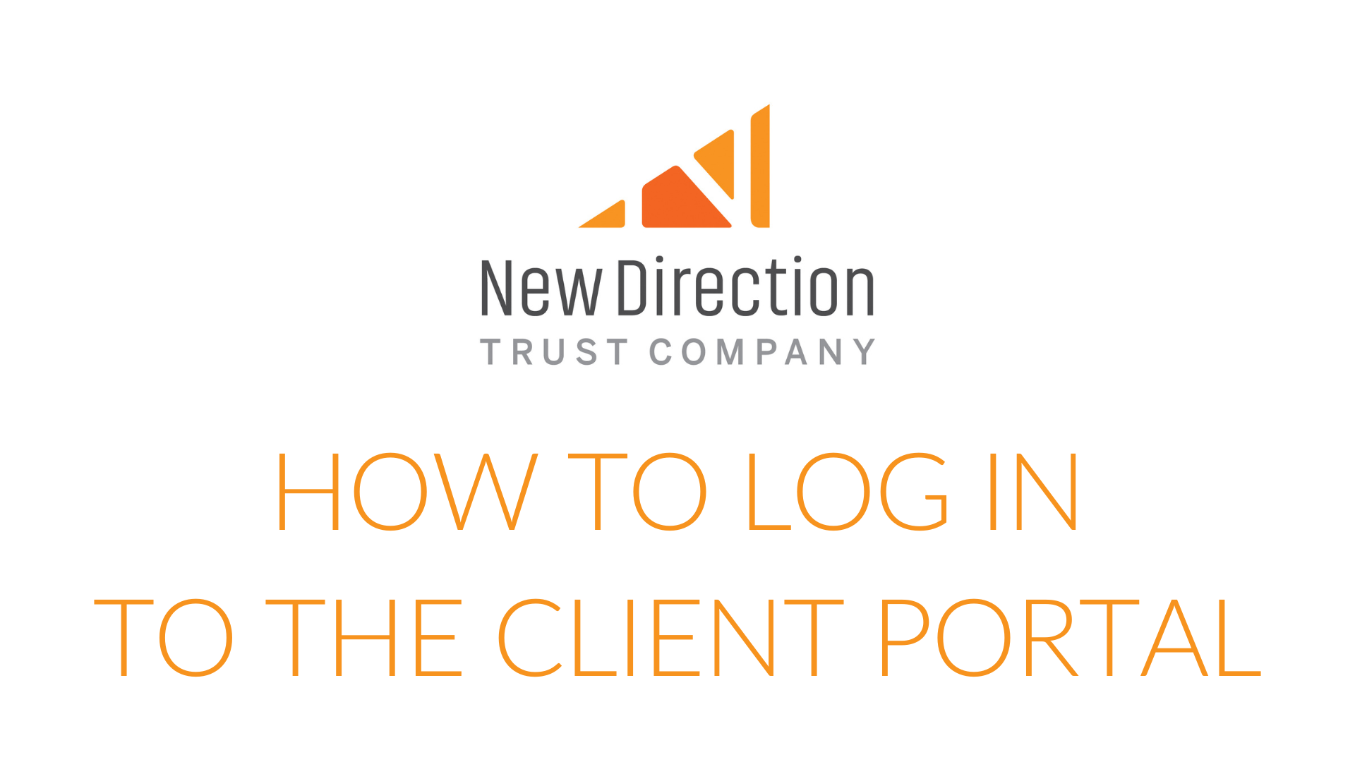 how to log in to the NDTCO client portal